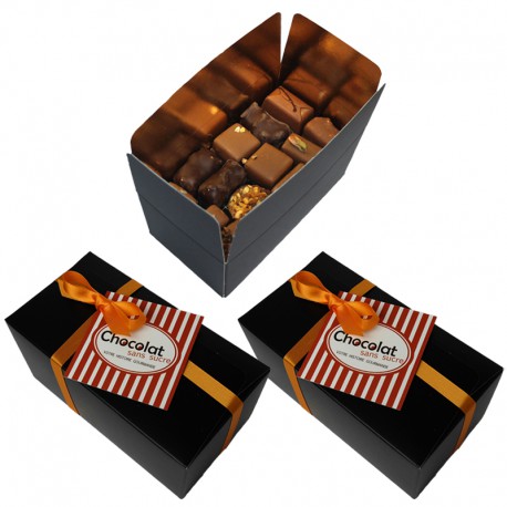 coffret de chocolat belge sans sucre ajouté