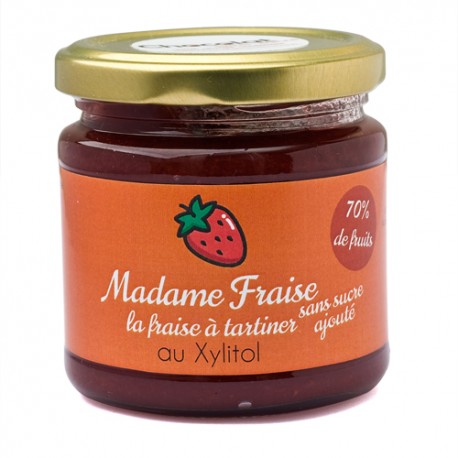 Madame fraise sans sucre ajouté Madame fraise sans sucre ajouté