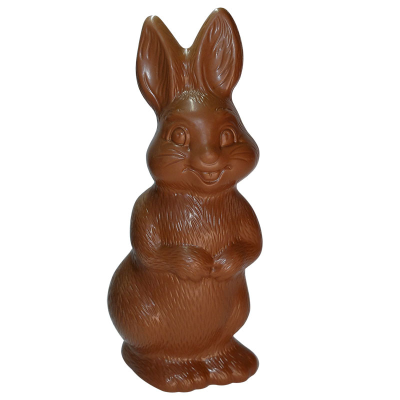 Lapin de Pâques au chocolat au lait sans sucre ajouté