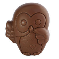 Coffret Hibou et cuillère de chocolat