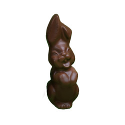 Lapin rieur de Pâques - chocolat au lait - 12cm