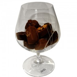 Verre à Cognac et Chocolat