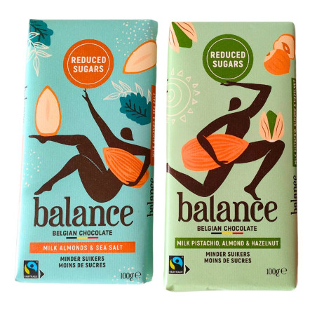 Duo tablettes chocolat au lait - Balance - 2x100g