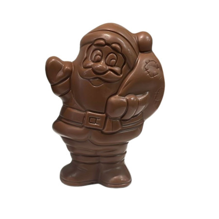 Père Noël en chocolat au lait sans sucre ajouté